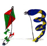 magnetic snake and kite
